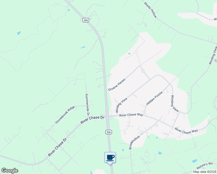 map of restaurants, bars, coffee shops, grocery stores, and more near 105 Gruene Haven in New Braunfels