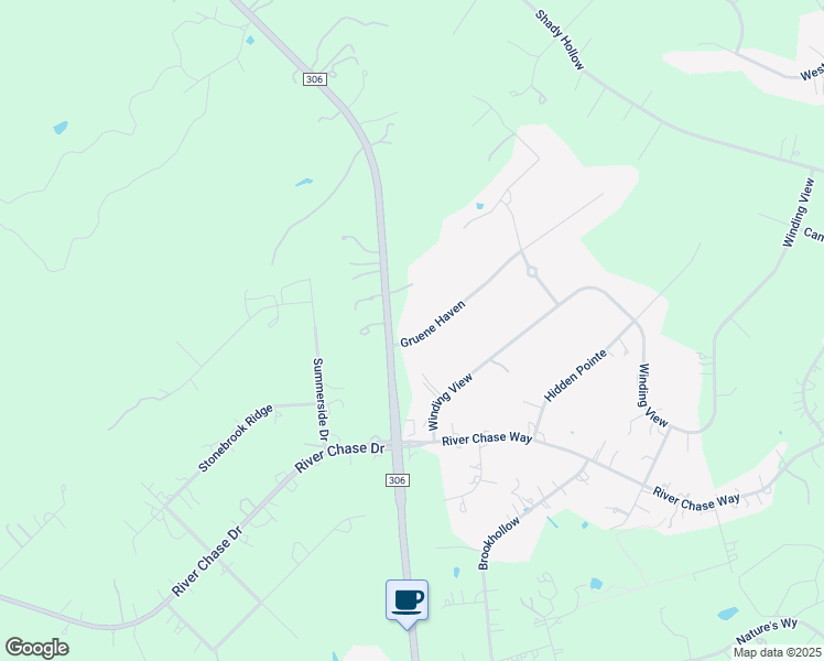 map of restaurants, bars, coffee shops, grocery stores, and more near 109 Gruene Haven in New Braunfels