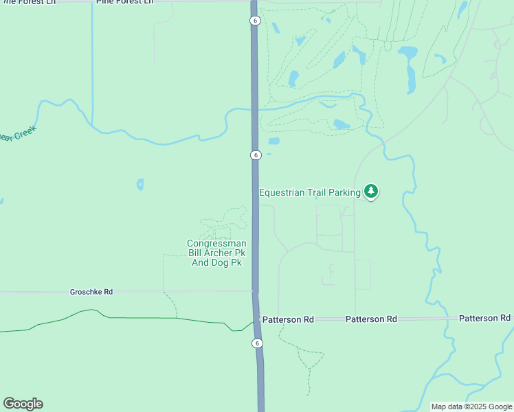 map of restaurants, bars, coffee shops, grocery stores, and more near 4975 Highway 6 in Houston