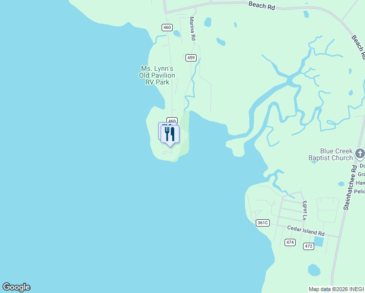 map of restaurants, bars, coffee shops, grocery stores, and more near 21210 Keaton Beach Drive in Perry