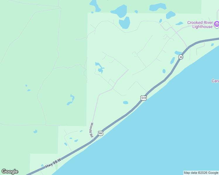 map of restaurants, bars, coffee shops, grocery stores, and more near 222 Peggy Lane in Carrabelle