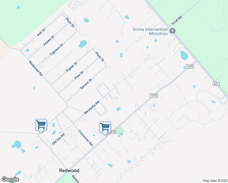 map of restaurants, bars, coffee shops, grocery stores, and more near 501 Mesquite Road in San Marcos