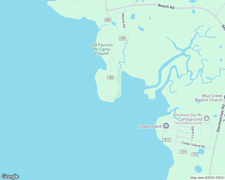 map of restaurants, bars, coffee shops, grocery stores, and more near 21210 Keaton Beach Drive in Perry