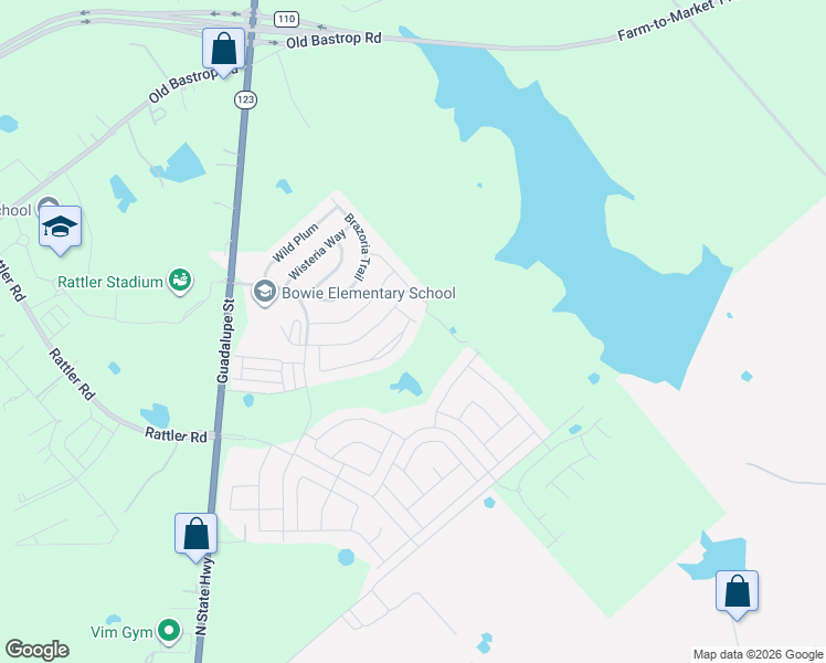 map of restaurants, bars, coffee shops, grocery stores, and more near 213 Lake Glen in San Marcos