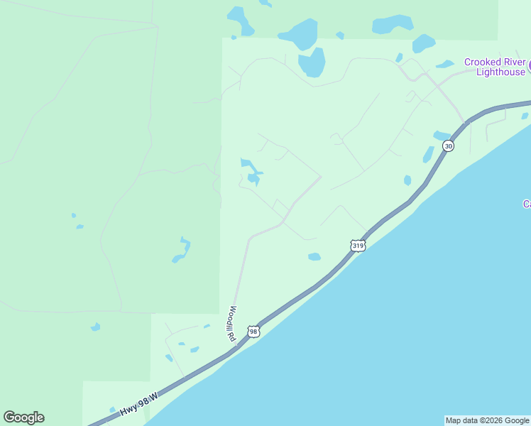 map of restaurants, bars, coffee shops, grocery stores, and more near 222 Peggy Lane in Carrabelle