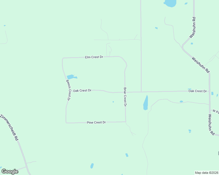 map of restaurants, bars, coffee shops, grocery stores, and more near 1048 Briar Crest Drive in New Ulm
