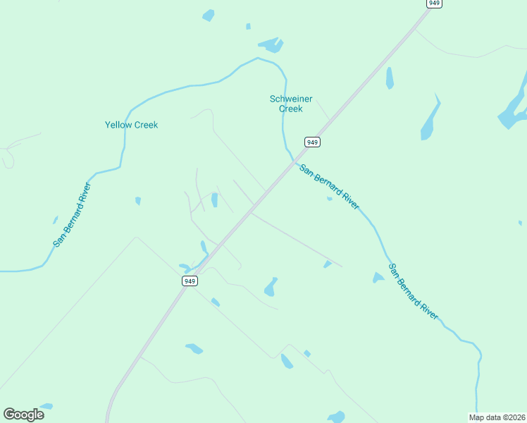 map of restaurants, bars, coffee shops, grocery stores, and more near 3898 Farm to Market Road 949 in Cat Spring