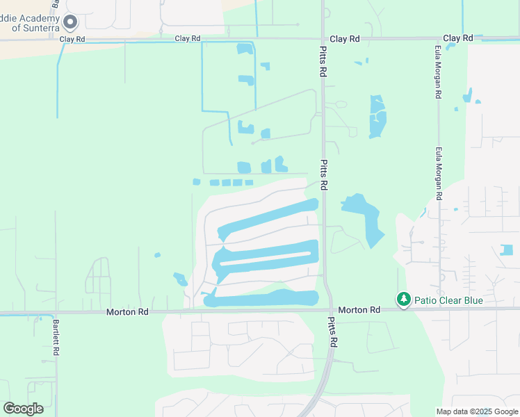 map of restaurants, bars, coffee shops, grocery stores, and more near 3502 Lakes of Katy Lane in Katy