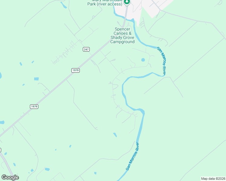 map of restaurants, bars, coffee shops, grocery stores, and more near Martindale Falls in Martindale