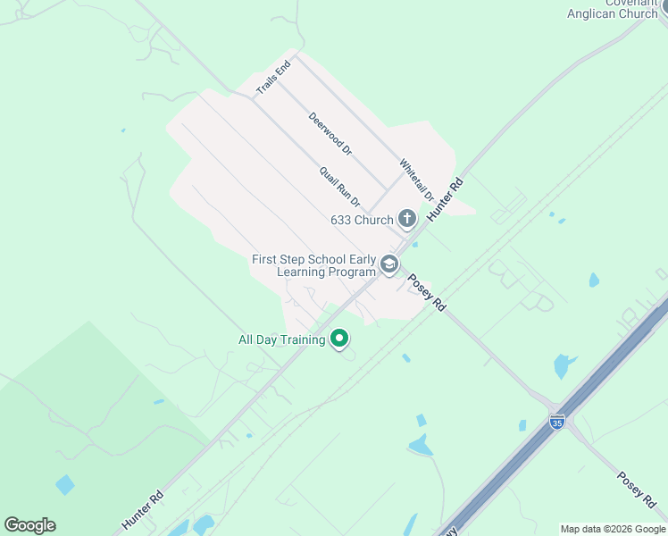 map of restaurants, bars, coffee shops, grocery stores, and more near 109 Harmons Way in San Marcos