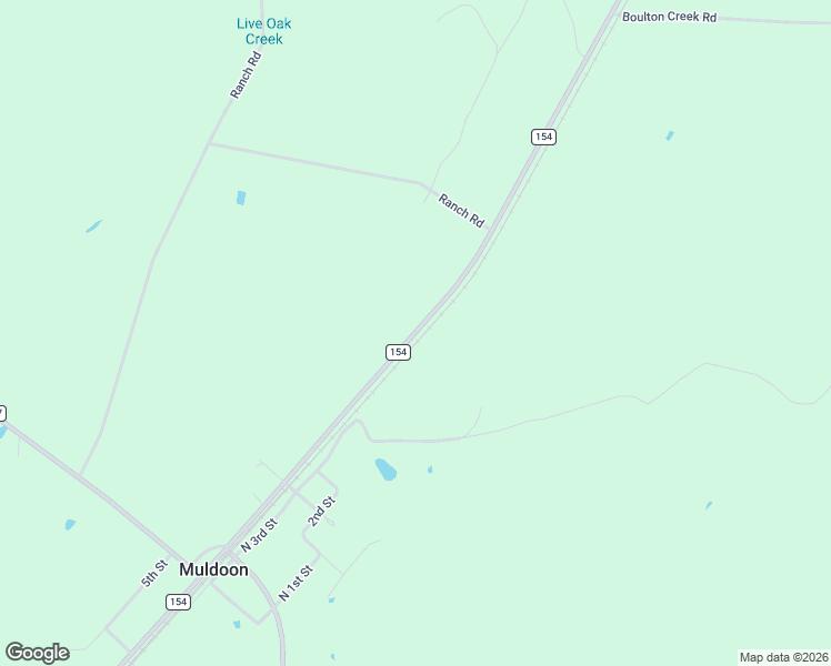 map of restaurants, bars, coffee shops, grocery stores, and more near 301-1001 Farm to Market 154 in Muldoon