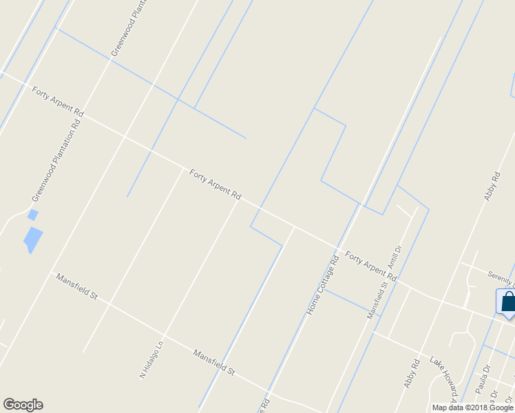 map of restaurants, bars, coffee shops, grocery stores, and more near Forty Arpent Road in Thibodaux