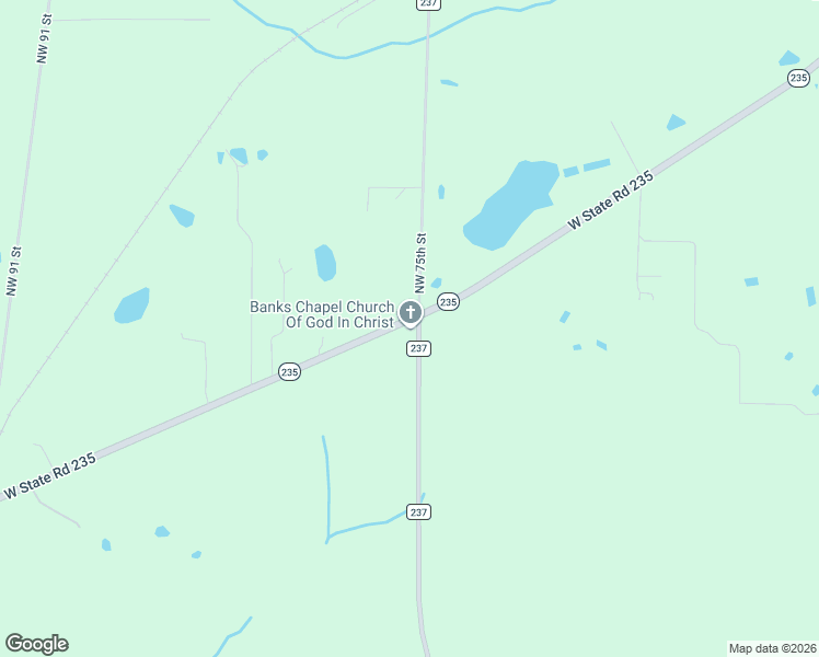 map of restaurants, bars, coffee shops, grocery stores, and more near 7503 West State Road 235 in Alachua