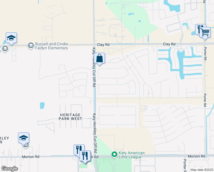 map of restaurants, bars, coffee shops, grocery stores, and more near 24839 Alberti Sonata Drive in Katy