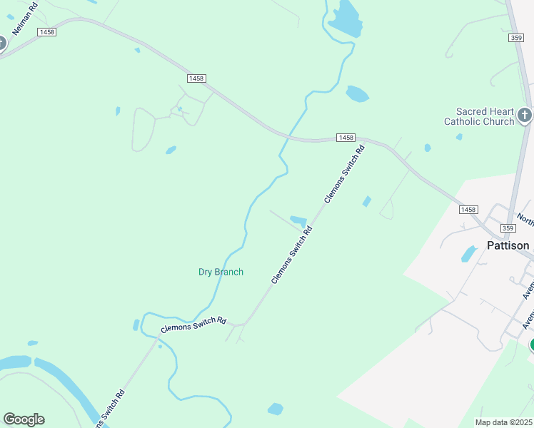 map of restaurants, bars, coffee shops, grocery stores, and more near 3755 Clemons Switch Road in Brookshire