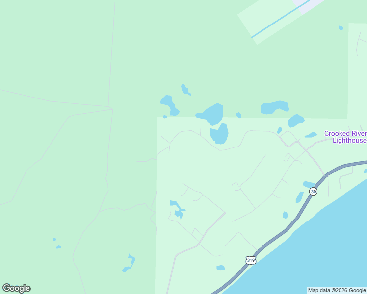 map of restaurants, bars, coffee shops, grocery stores, and more near 300 Frank McKamey Way in Carrabelle
