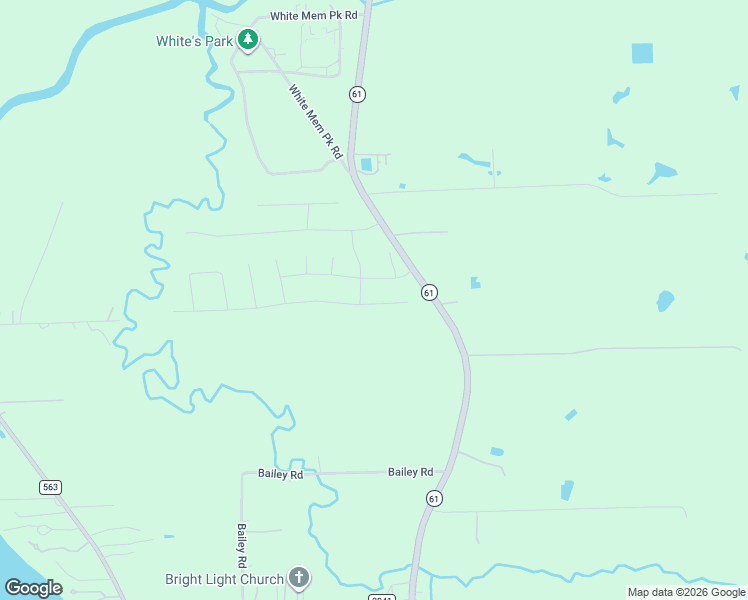 map of restaurants, bars, coffee shops, grocery stores, and more near Texas 61 in Wallisville