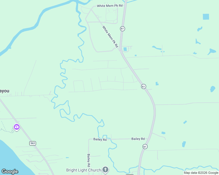 map of restaurants, bars, coffee shops, grocery stores, and more near Texas 61 in Wallisville