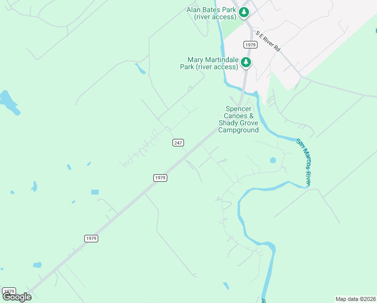 map of restaurants, bars, coffee shops, grocery stores, and more near 9191 Farm to Market Road 1979 in Martindale