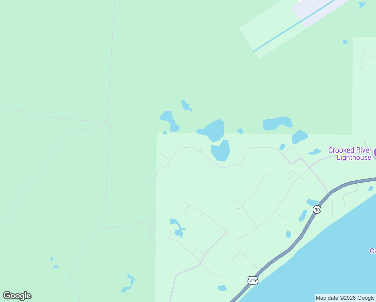 map of restaurants, bars, coffee shops, grocery stores, and more near 300 Frank McKamey Way in Carrabelle