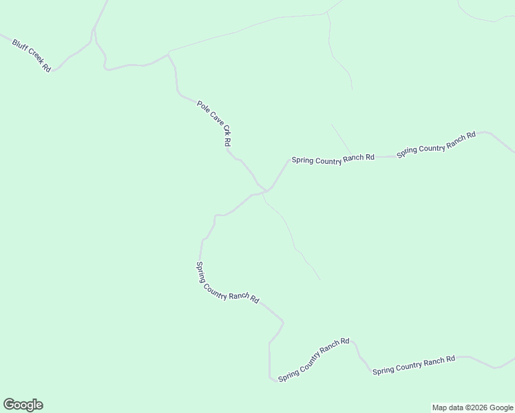 map of restaurants, bars, coffee shops, grocery stores, and more near Spring Country Ranch Road in Leakey