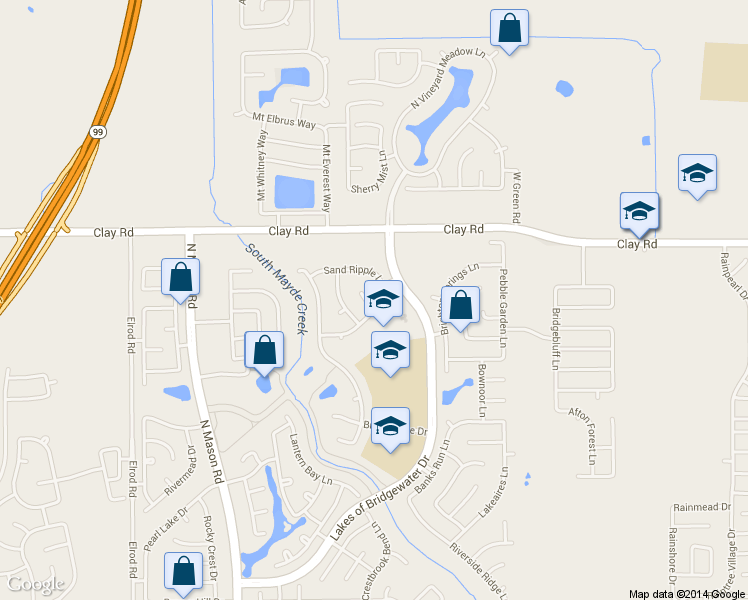 map of restaurants, bars, coffee shops, grocery stores, and more near 3906 Crystal Pass Court in Katy