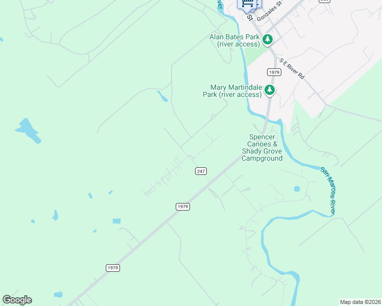 map of restaurants, bars, coffee shops, grocery stores, and more near 301 Tatum Road in Martindale