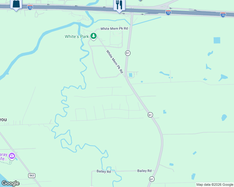 map of restaurants, bars, coffee shops, grocery stores, and more near 217 Rocky Ridge Drive in Anahuac