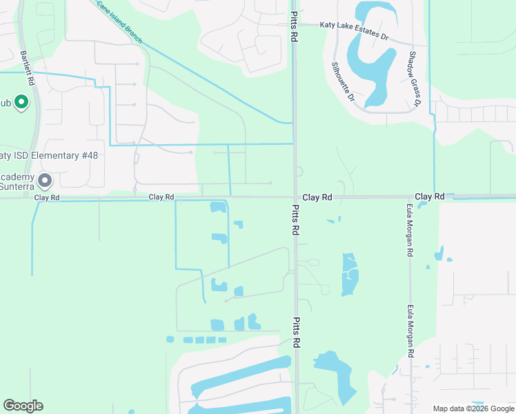 map of restaurants, bars, coffee shops, grocery stores, and more near 27111 Clay Road in Katy