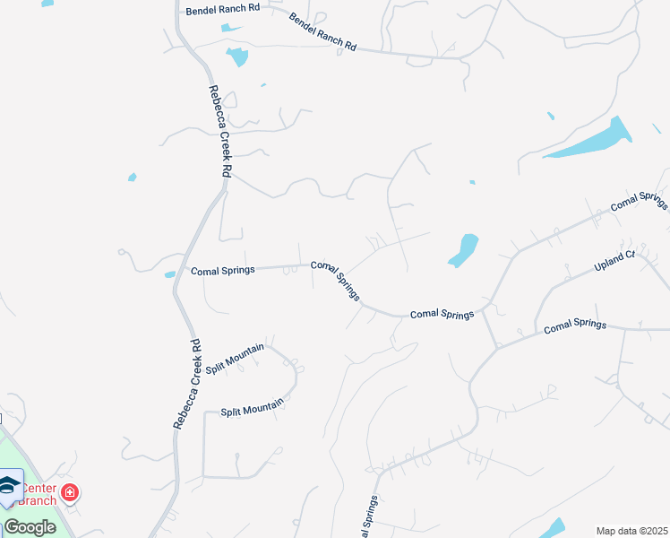 map of restaurants, bars, coffee shops, grocery stores, and more near 2123 Comal Springs in Canyon Lake