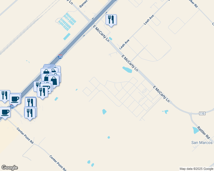 map of restaurants, bars, coffee shops, grocery stores, and more near in San Marcos