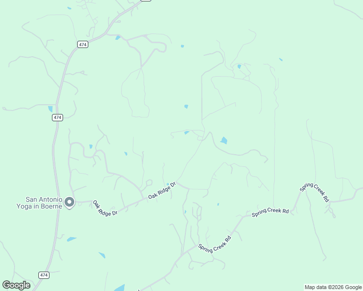 map of restaurants, bars, coffee shops, grocery stores, and more near 412 Oak Ridge Drive in Boerne