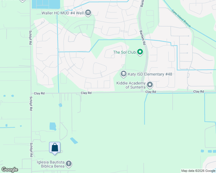 map of restaurants, bars, coffee shops, grocery stores, and more near 27974-28514 Clay Road in Katy