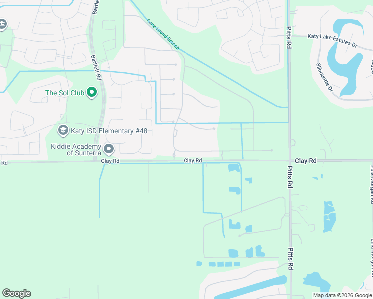 map of restaurants, bars, coffee shops, grocery stores, and more near 27420 Clay Road in Katy