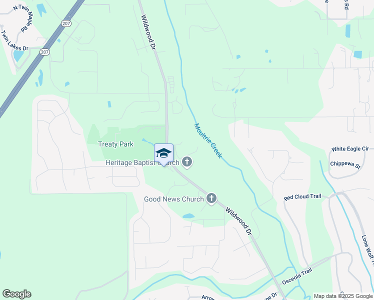 map of restaurants, bars, coffee shops, grocery stores, and more near 115 Wild Egret Lane in St. Augustine