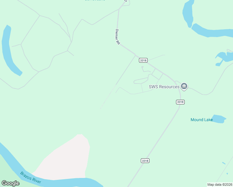 map of restaurants, bars, coffee shops, grocery stores, and more near 4073 Farm to Market 3318 in Brookshire