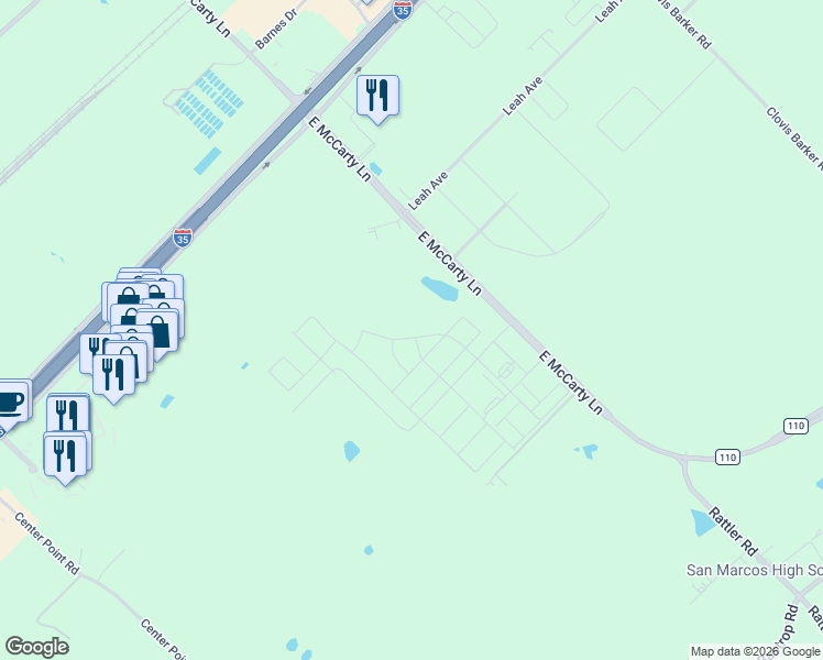 map of restaurants, bars, coffee shops, grocery stores, and more near in San Marcos