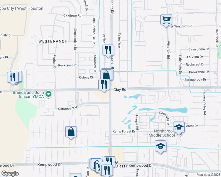 Clay Rd & Gessner Dr, Houston TX Walk Score