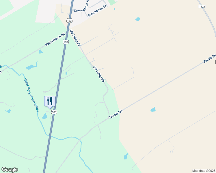 map of restaurants, bars, coffee shops, grocery stores, and more near 272 Old Luling Road in Lockhart