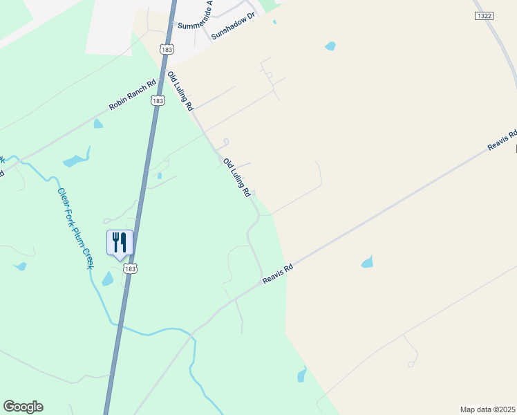 map of restaurants, bars, coffee shops, grocery stores, and more near 272 Old Luling Road in Lockhart