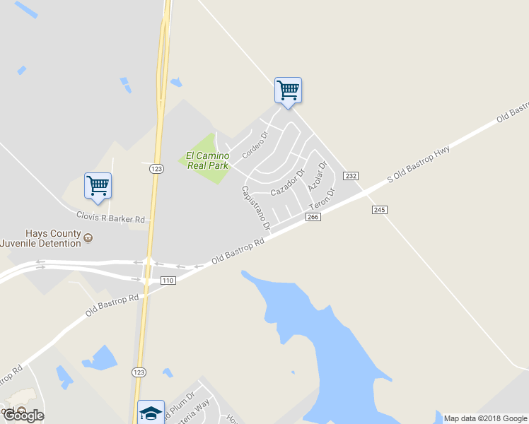 map of restaurants, bars, coffee shops, grocery stores, and more near 411 Capistrano Drive in San Marcos