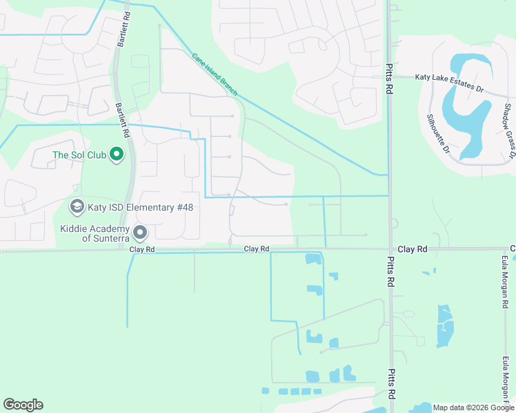 map of restaurants, bars, coffee shops, grocery stores, and more near 428 Ripple Edge Court in Katy