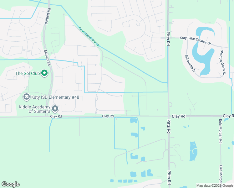 map of restaurants, bars, coffee shops, grocery stores, and more near 449 Ripple Edge Court in Katy
