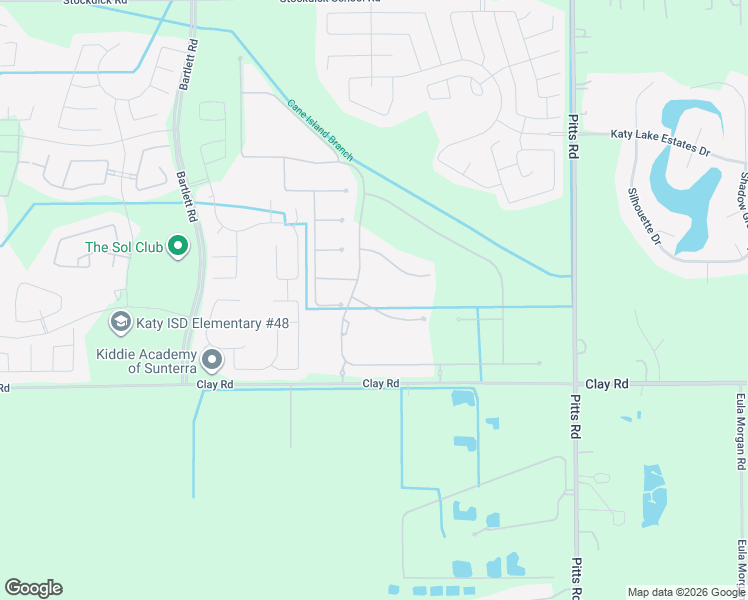map of restaurants, bars, coffee shops, grocery stores, and more near 428 Ripple Edge Court in Katy