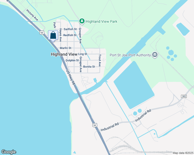 map of restaurants, bars, coffee shops, grocery stores, and more near 464 Angel Fish Street in Port Saint Joe