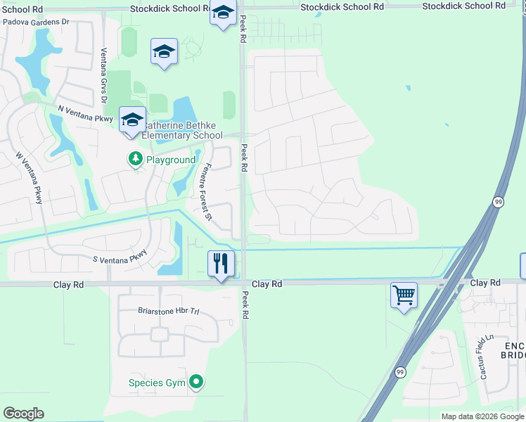map of restaurants, bars, coffee shops, grocery stores, and more near 22923 San Giorgio Court in Katy