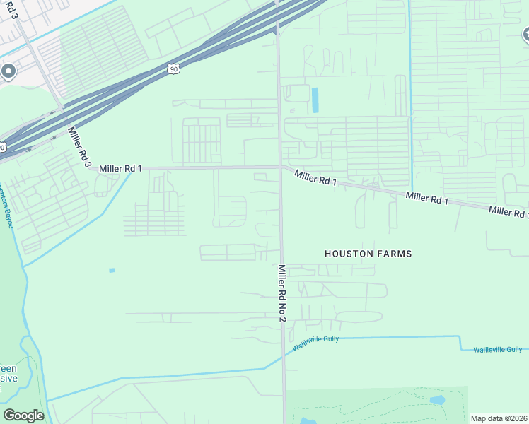 map of restaurants, bars, coffee shops, grocery stores, and more near 7801 Miller Road 2 in Houston