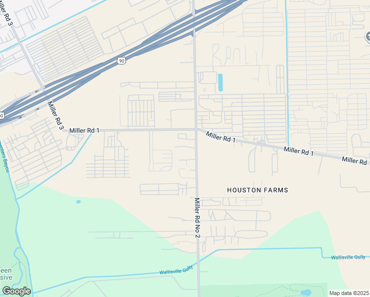 map of restaurants, bars, coffee shops, grocery stores, and more near 7801 Miller Road 2 in Houston
