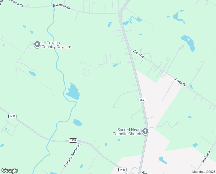 map of restaurants, bars, coffee shops, grocery stores, and more near 37462 Vaclavik Road in Brookshire