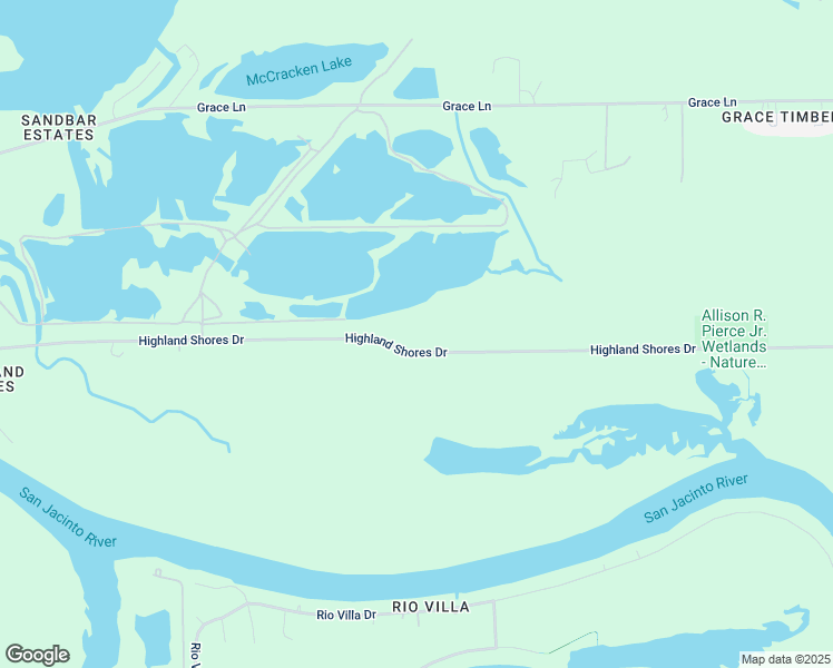map of restaurants, bars, coffee shops, grocery stores, and more near 1314 Highland Shores Drive in Highlands